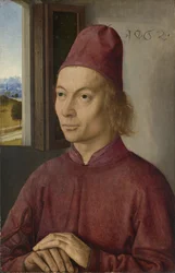 Portrait of Young Man, Perhaps Jan van Winckele, 1462